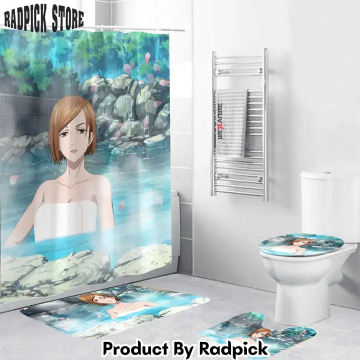 Jujutsu kaisen girls hot spring nobara kugisaki combo bathroom set   rp0202708